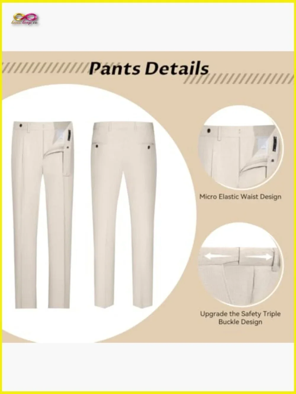 Linen Suit Set Slim Fit Peak Lapel Blazer Pants Elegant Summer Wedding Tuxedo